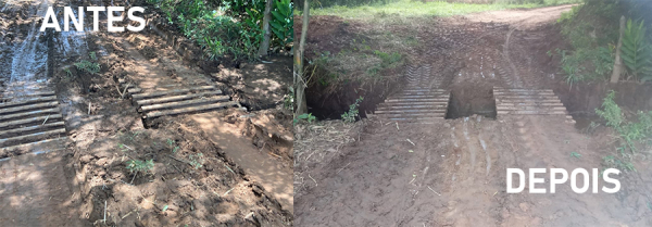 Prefeitura realiza melhorias em mata-burro na região do Mata Boi