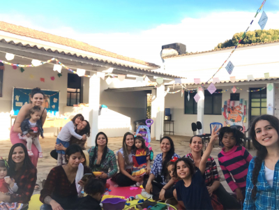 Projeto Carmelina reúne mães e crianças em encontro junino no CRAS