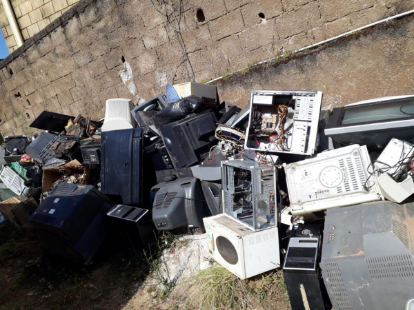Mutirão recolhe mais de 2 toneladas de lixo eletrônico