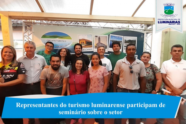Representantes do Turismo Luminarense participam de seminário sobre o setor